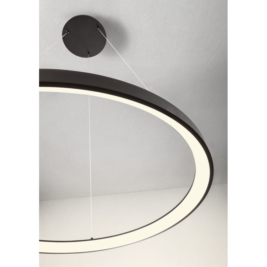 Redo 01-2677 - LED Stmievateľný luster na lanku ICONIC LED/60W/230V pr. 78 cm čierna