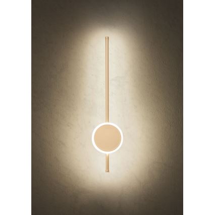 Redo 01-2700 - LED Nástenné svietidlo DIAZ LED/18W/230V CRI 90 zlatá