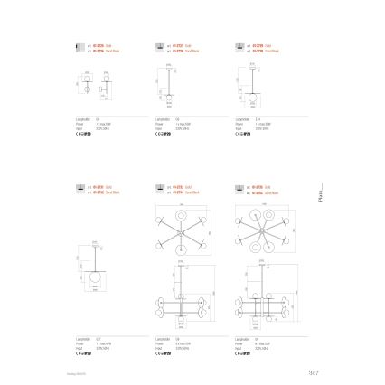 Redo 01-2726 - Nástenná lampa PLATO 1xG9/10W/230V čierna
