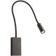 Redo 01-2755 - LED Nástenná lampa WALLIE LED/3W/230V USB CRI 90 čierna