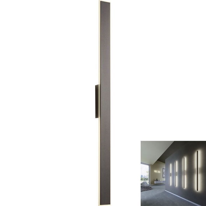 Redo 01-2769 - LED Nástenné svietidlo WAPI LED/23W/230V 90,5 cm čierna