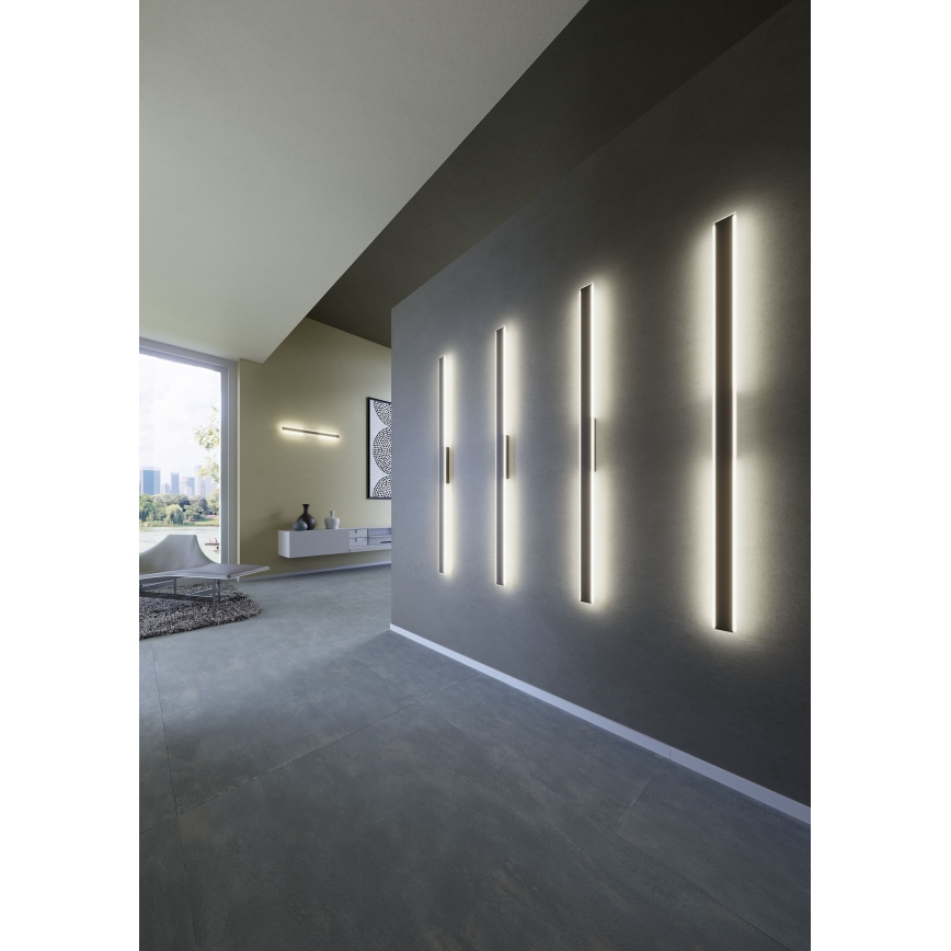 Redo 01-2769 - LED Nástenné svietidlo WAPI LED/23W/230V 90,5 cm čierna