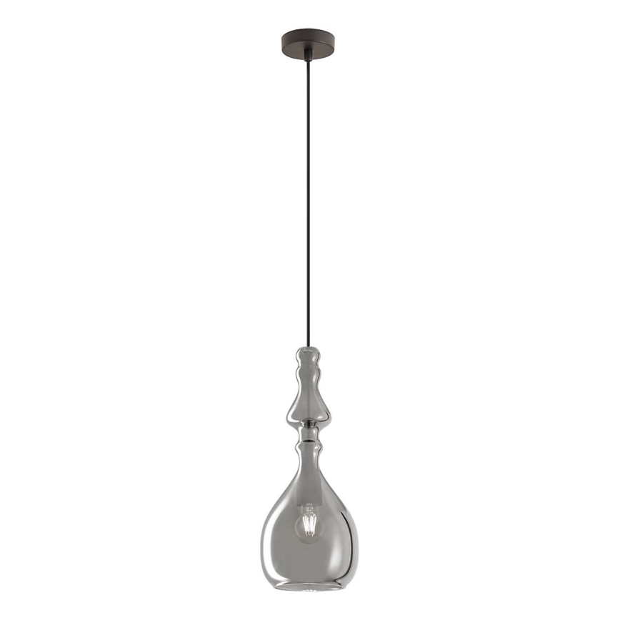 Redo 01-2938 - Luster na lanku AMBIX 1xE27/42W/230V pr. 18 cm sivá