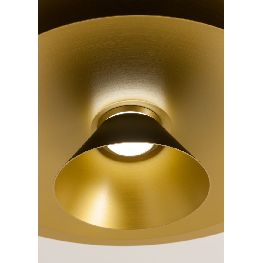 Redo 01-3001 - LED luster na kábli FARGO LED/16,5W/230V CRI 90 pr. 50 cm čierna/zlatá