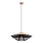 Redo 01-3009 - Závesný luster GRILL na lanku 1xE27/42W/230V pr. 49,5 cm čierna/hnedá