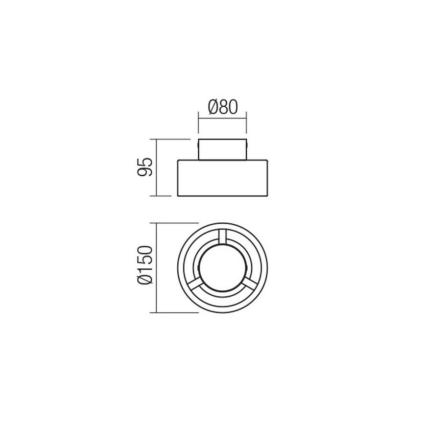 Redo 01-3096 - LED Stropné svietidlo PUNKT LED/6W/230V biela