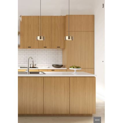 Redo 01-3099 - LED Luster na lanku PUNKT LED/6W/230V pr. 15 cm biela