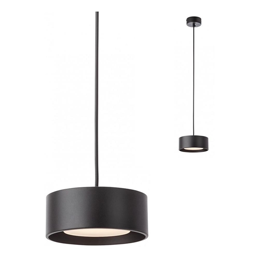 Redo 01-3101 - LED Luster na lanku PUNKT LED/6W/230V pr. 15 cm čierna