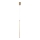 Redo 01-3115 - LED Luster na lanku TABOO LED/9W/230V mosadz