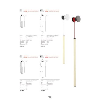 Redo 01-3303 - LED Stmievateľné nástenné svietidlo SWING LED/16W/230V 3000/4000K CRI 90 biela
