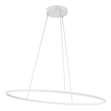Redo 01-3337 - Stmievateľný LED luster na lanku LEO LED/48W/230V 3000/4000K CRI 90 40x95 cm biela