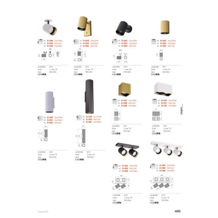 Redo 01-3409 - Bodové svietidlo DELPHI 1xGU10/7W/230V 8,1x8,1 cm čierna