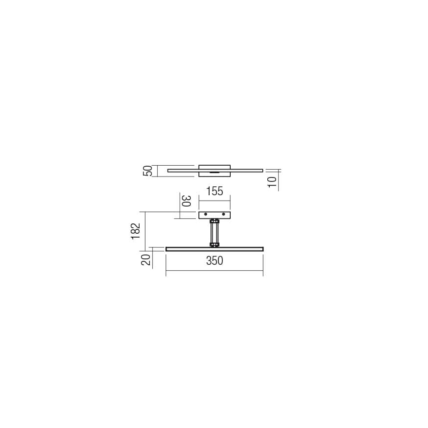 Redo 01-3460 - LED Obrazové svietidlo LINEAR LED/8W/230V 35 cm CRI 92 biela