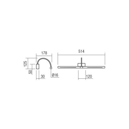 Redo 01-3466 - LED Obrazové svietidlo KENDO LED/11W/230V 51,4 cm CRI 92 biela