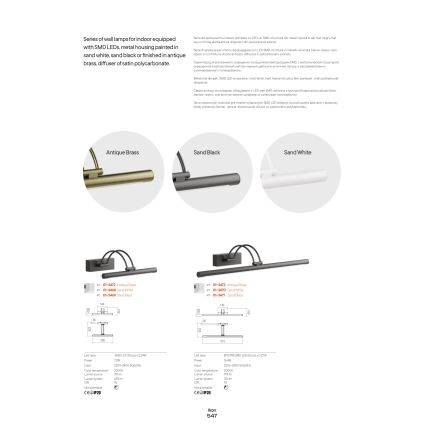 Redo 01-3468 - LED Obrazové svietidlo IKON LED/7,3W/230V 29,5 cm CRI 92 biela