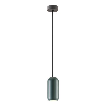 Redo 01-3475 - Luster na lanku BOOM 1xGU10/10W/230V pr. 7,6 cm zelená