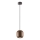 Redo 01-3479 - Luster na lanku BOOM 1xGU10/10W/230V pr. 12 cm hnedá
