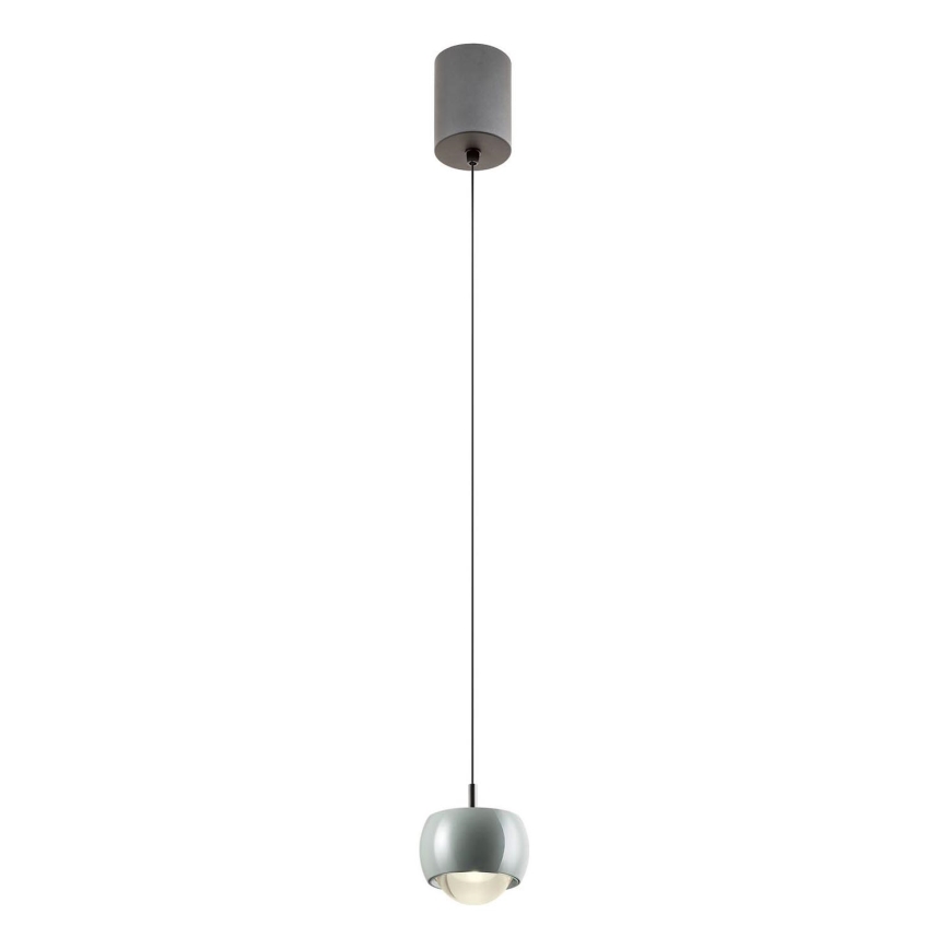 Redo 01-3549 - LED Luster na lanku AVES LED/12W/230V pr. 9,6 cm CRI 90 šedá