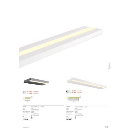 Redo 01-3555 - LED Nástenné svietidlo SEED LED/30W/230V čierna