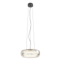 Redo 01-3592 - LED Luster na lanku SOLERA LED/36W/230V pr. 45 cm CRI 93 3000/4000K šedá