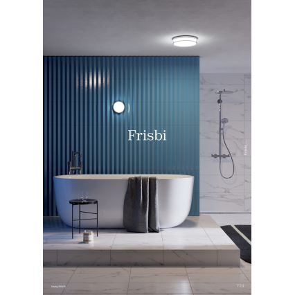 Redo 01-3727 - LED Kúpeľňové stropné svietidlo FRISBI LED/12W/230V pr. 23 cm CRI 90 3000/4000K IP44 lesklý chróm