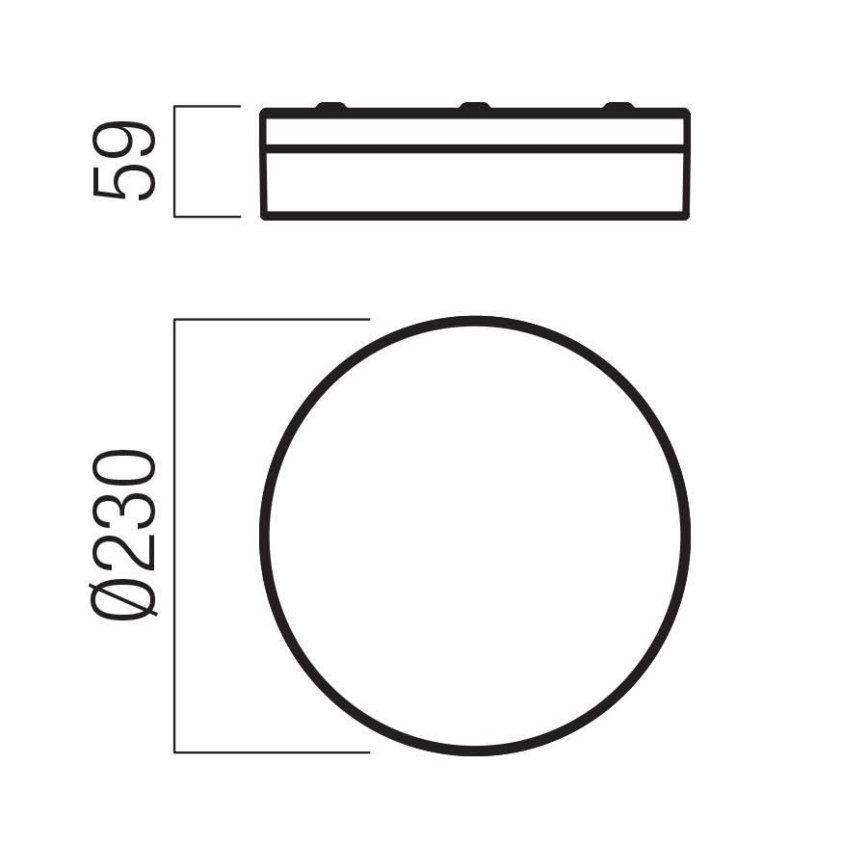 Redo 01-3727 - LED Kúpeľňové stropné svietidlo FRISBI LED/12W/230V pr. 23 cm CRI 90 3000/4000K IP44 lesklý chróm