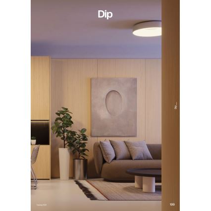 Redo 01-3940 - LED stropné svietidlo DIP LED/30W/230V 2700/3000/4000/5000/6500K CRI 90 priemer 48,6 cm biela