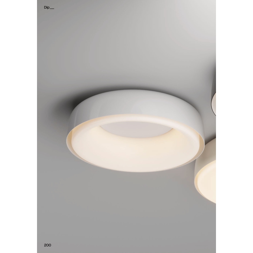 Redo 01-3940 - LED stropné svietidlo DIP LED/30W/230V 2700/3000/4000/5000/6500K CRI 90 priemer 48,6 cm biela