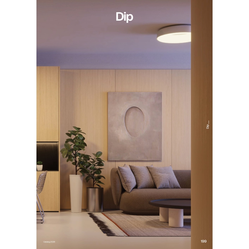 Redo 01-3941 - LED stropné svietidlo DIP LED/40W/230V 2700/3000/4000/5000/6500K CRI 90, priemer 62,4 cm, biela