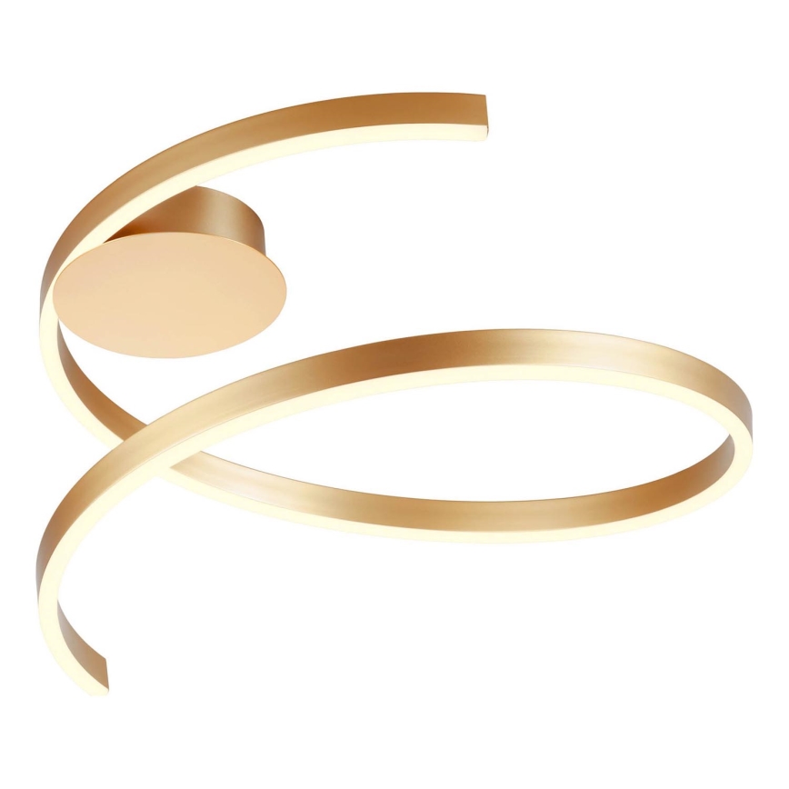 Redo 01-4011 - Stmievateľné LED stropné svietidlo SCROLL LED/38W/230V 3000K/4000K/6000K CRI 90 priemer 60 cm zlaté