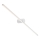 Redo 01-4034 - LED Kúpeľňové osvetlenie zrkadla ROW LED/18W/230V 90 cm IP44 biela