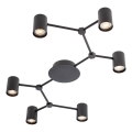 Redo 01-4048 - Bodové svietidlo WEBB 6xGU10/10W/230V čierna