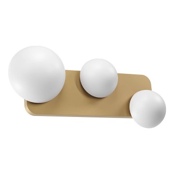 Redo 01-4329 - LED nástenné svietidlo LUMIEN 3xLED/18W/230V 2700/3000K CRI 90 biela/zlatá