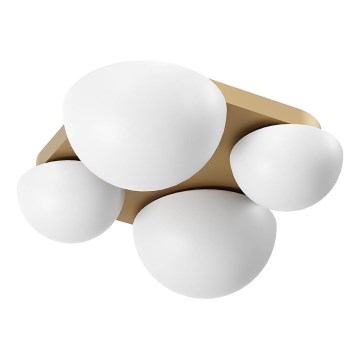 Redo 01-4332 - LED stropné svietidlo LUMIEN 4xLED/26W/230V 2700/3000K CRI 90 biela/zlatá