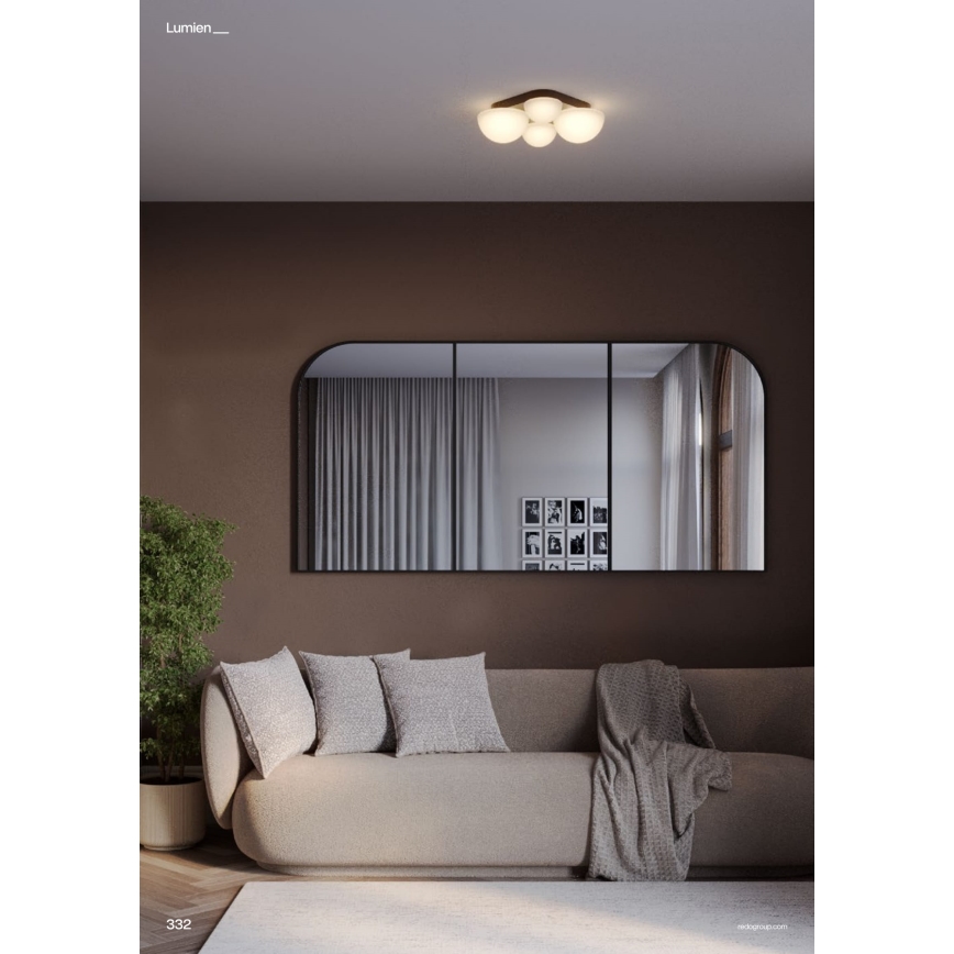 Redo 01-4332 - LED stropné svietidlo LUMIEN 4xLED/26W/230V 2700/3000K CRI 90 biela/zlatá