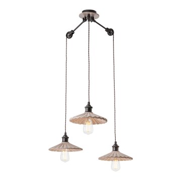 Redo 01-449 - Luster na lanku KRAFT 3xE27/42W/230V Redo 01-449 - Luster na lanku KRAFT 3xE27/42W/230V