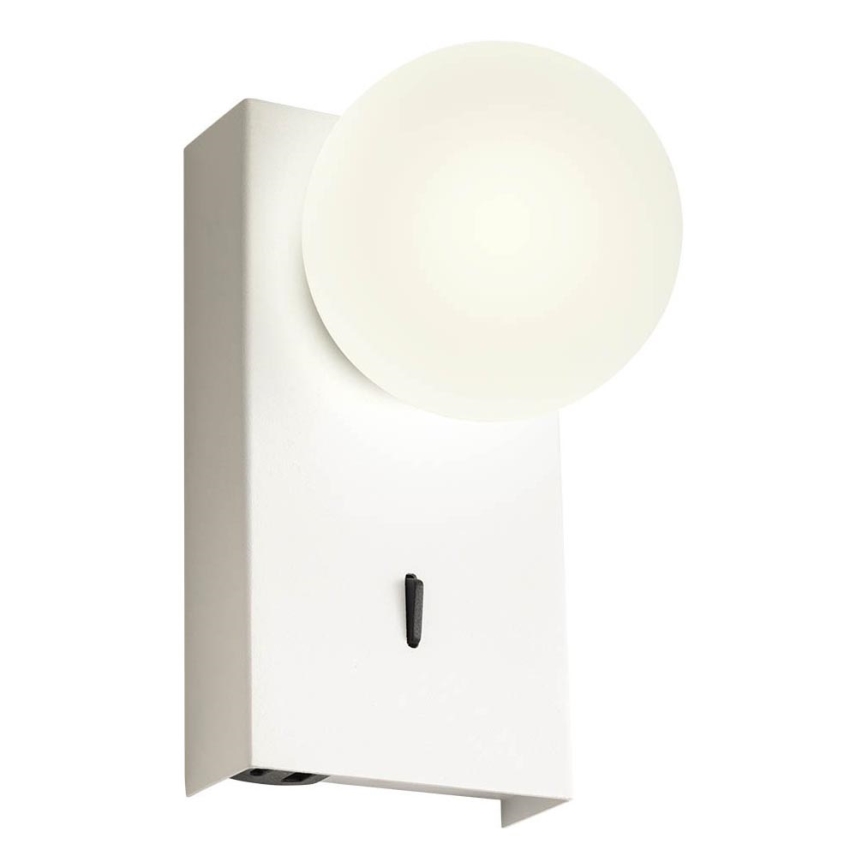 Redo 01-4656 - LED nástenné svietidlo NORMA LED/5W/230V CRI 90 USB biela