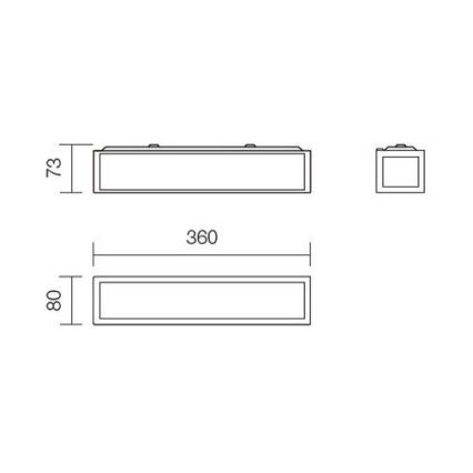 Redo 01-703 - Kúpeľňové nástenné svietidlo EGO 2xE14/28W/230V 36 cm IP44 lesklý chróm
