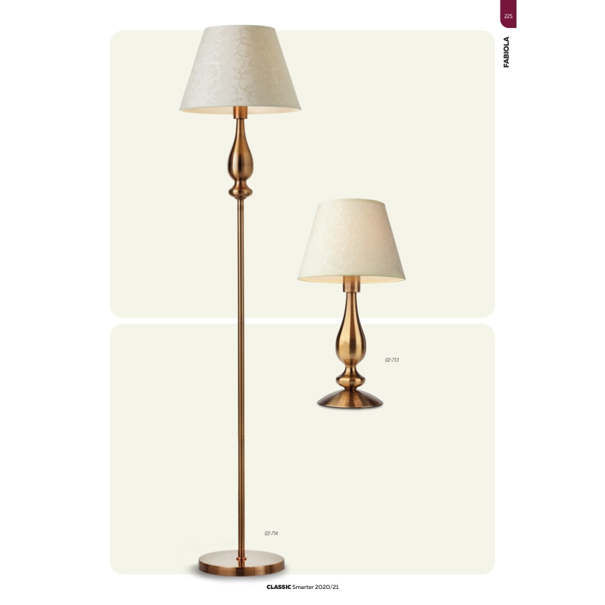 Redo 02-713 - Stolná lampa FABIOLA 1xE27/28W/230V