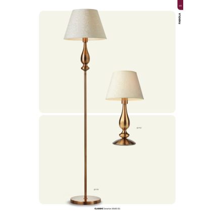 Redo 02-714 - Stojacia lampa FABIOLA 1xE27/42W/230V