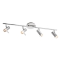Redo 04-332 - LED bodové svietidlo SLIM 4xLED/4W/230V lesklý chróm