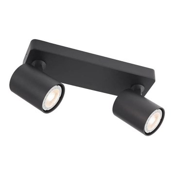 Redo 04-470 - Bodové svietidlo CAMEO 2xGU10/35W/230V čierne