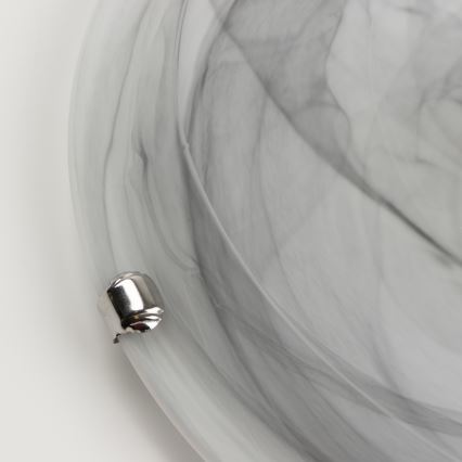 Redo 05-393 - Stropné svietidlo VIRGINIA 2xE27/42W/230V priemer 40 cm sivé