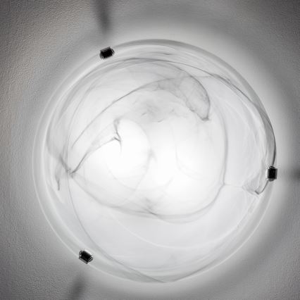 Redo 05-393 - Stropné svietidlo VIRGINIA 2xE27/42W/230V priemer 40 cm sivé