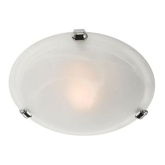 Redo 05-677 - Stropné svietidlo VIRGINIA 1xE27/42W/230V pr. 25 cm biela