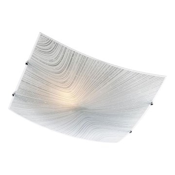 Redo 05-812 - Stropné svietidlo SHAKE 1xE27/42W/230V 29,5x29,5 cm biele
