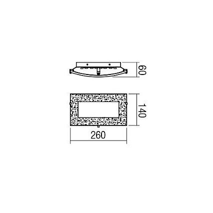 Redo 05-863 - LED Nástenné svietidlo ARTEMIS LED/10W/230V strieborná