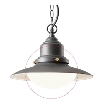 Redo 90094 - Náhradné tienidlo pre luster a lampu ELIO, biele
