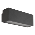 Redo 90096 - LED vonkajšie nástenné svietidlo PLANIT LED/10W/230V 3000K IP54 antracit
