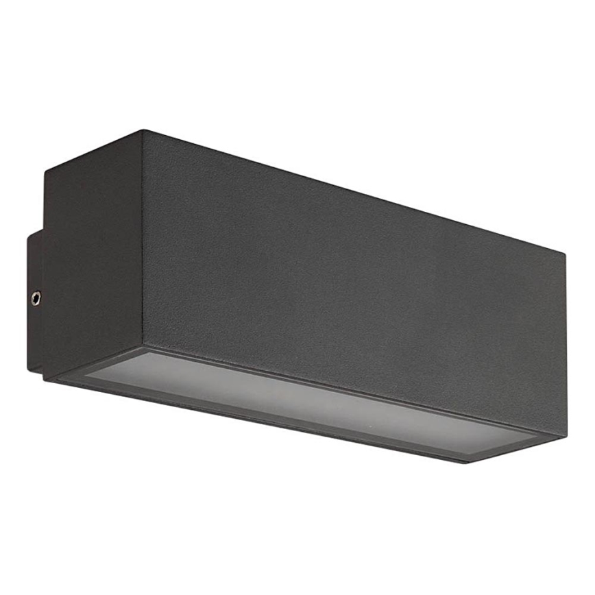 Redo 90096 - LED vonkajšie nástenné svietidlo PLANIT LED/10W/230V 3000K IP54 antracit